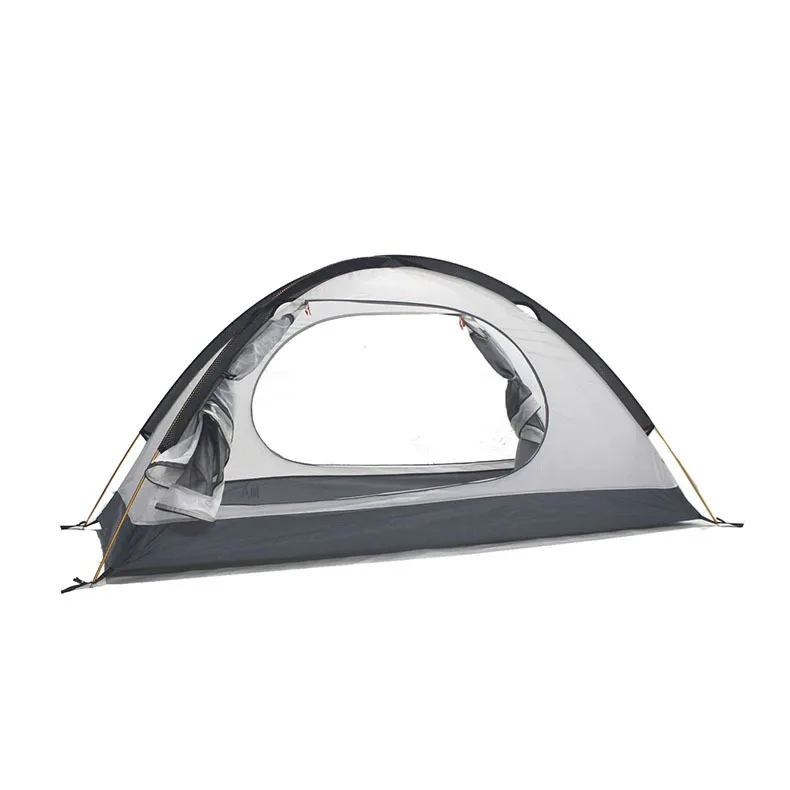 

Outdoor Lightweight Equipment Single Person 1 Person Riding Accounting Cross Aluminum Rod Storm-Proof Plaid Anti-Tear Silica Gel
