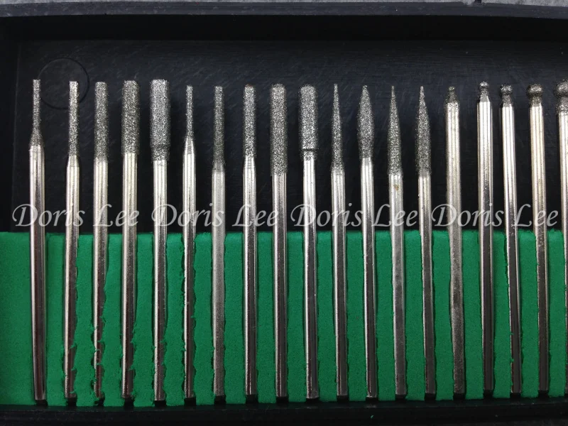 30PCS/set Drill Bits Kits Nail Drill Set Shank 3/32" Manicure and Pedicure Dropshipping+ Free shipping