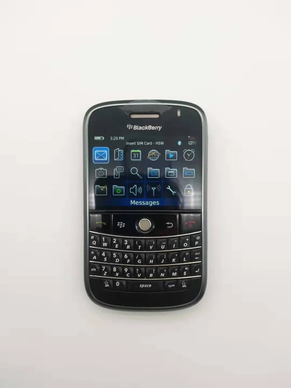 Прямая разблокированный 9000 Blackberry Bold 9000 мобильный телефон gps wifi 3g мобильный телефон Восстановленный