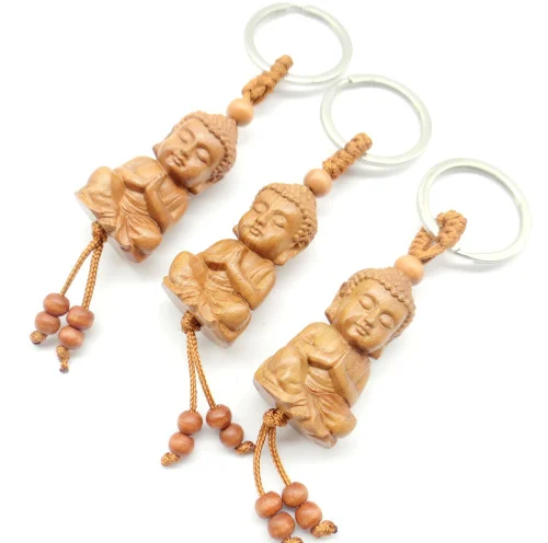 1 шт. брелок для ключей из натурального красного дерева с гравировкой в трех