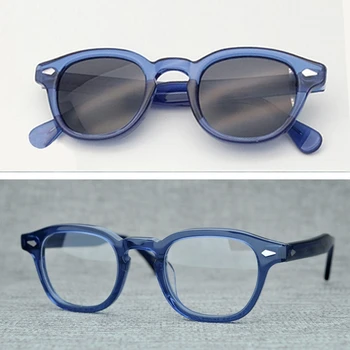 

Johnny Depp Glasses Polarized Sunglasses Men Women Luxury Brand Design Acetate Vintage Style driver Eyeglasses Top Quality Z083