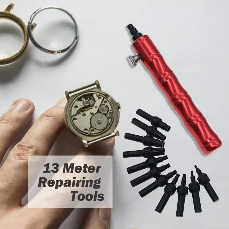 

13pcs/set Watchmaker Tools Watch Case Holder Opener Clock Repair Tool Kit
