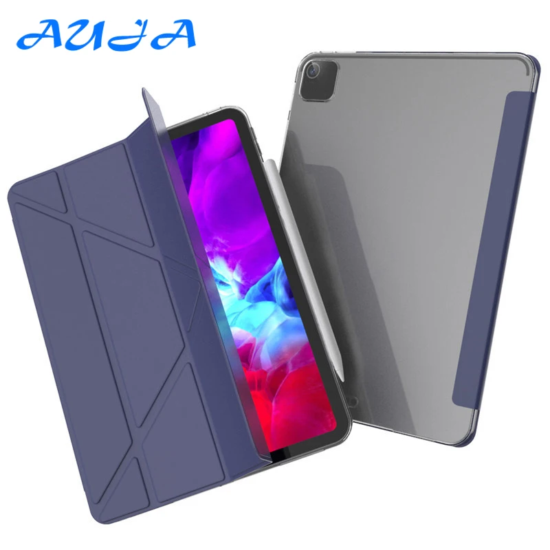 

AUJA Soft Case For Ios Pad Pro 11 12.9 2018 2020 Anti-Drop Shockproof TPU Silicon 6 Color Full Cover Case Ultrathin