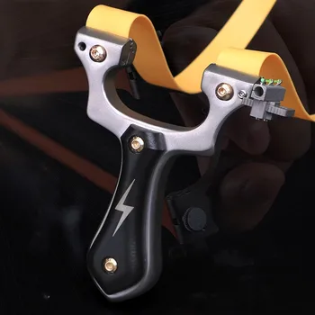 

The new outdoor flat leather slingshot, high precision, powerful, precise, powerful, free binding, fast compression, competitive