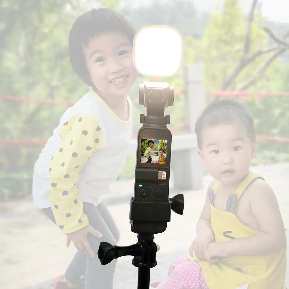 Pocket 3 Live Double Color Dimmable Led Handheld Studio Fill Light Shoot Video Photo Light Kit for DJI Osmo Pocket accessories
