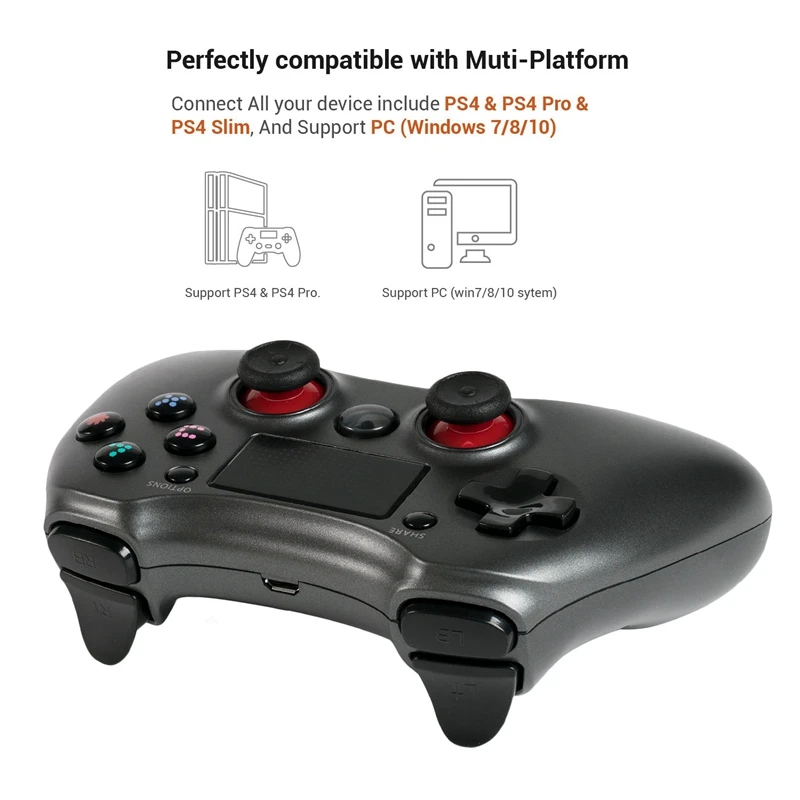 Беспроводной игровой контроллер для PS4 контроллер Bluetooth беспроводной джойстик для Playstation 4 Dualshock PC Windows PS3 Android tv Bo