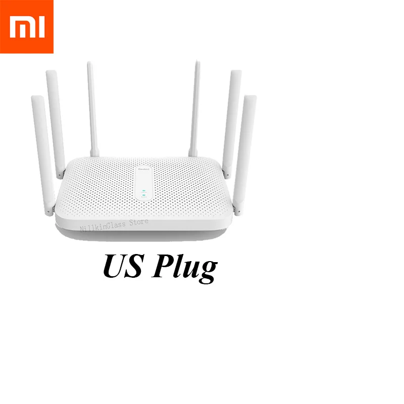Original US Xiaomi Redmi AC2100 маршрутизатор Gigabit 2,4G 5,0 ГГц двухдиапазонный 2033 Мбит/с беспроводной маршрутизатор Wifi повторитель с 6 антеннами с высоким коэффициентом усиления шире - Цвет: Original US