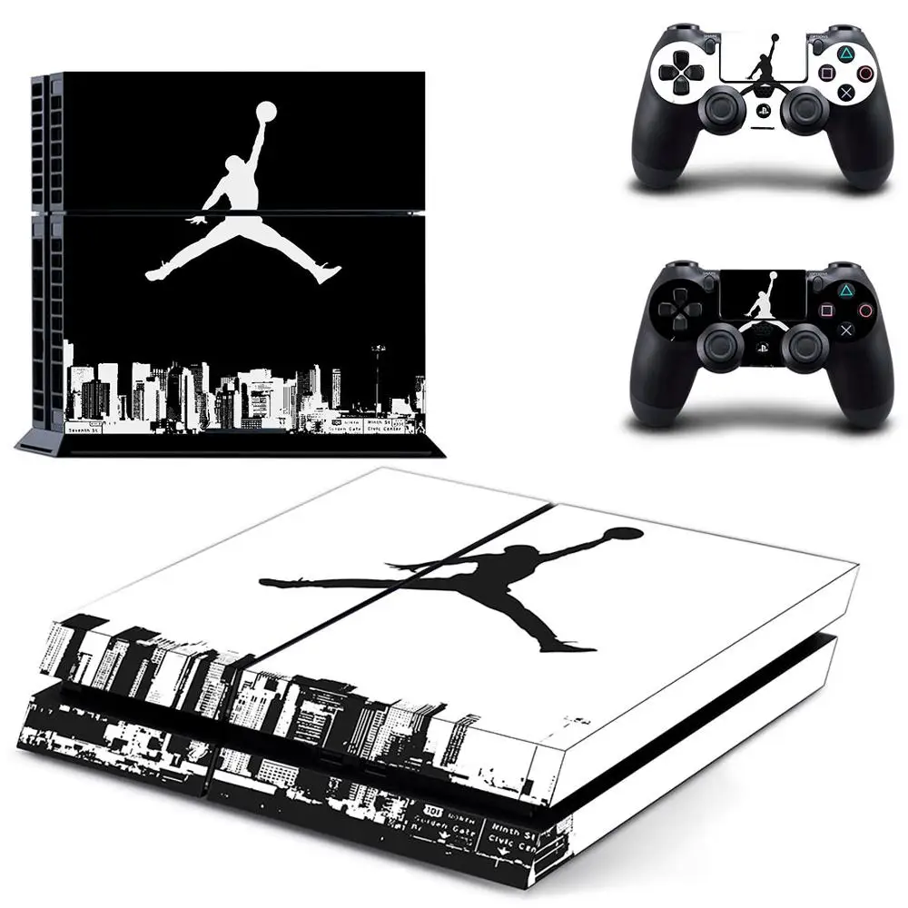 KPTM0958 PS4 наклейка s виниловая PS 4 Кожа Наклейка с Джорданом Play station 4 наклейки Pegatinas для консоли playstation 4 и 2 контроллера - Цвет: KPTM0958
