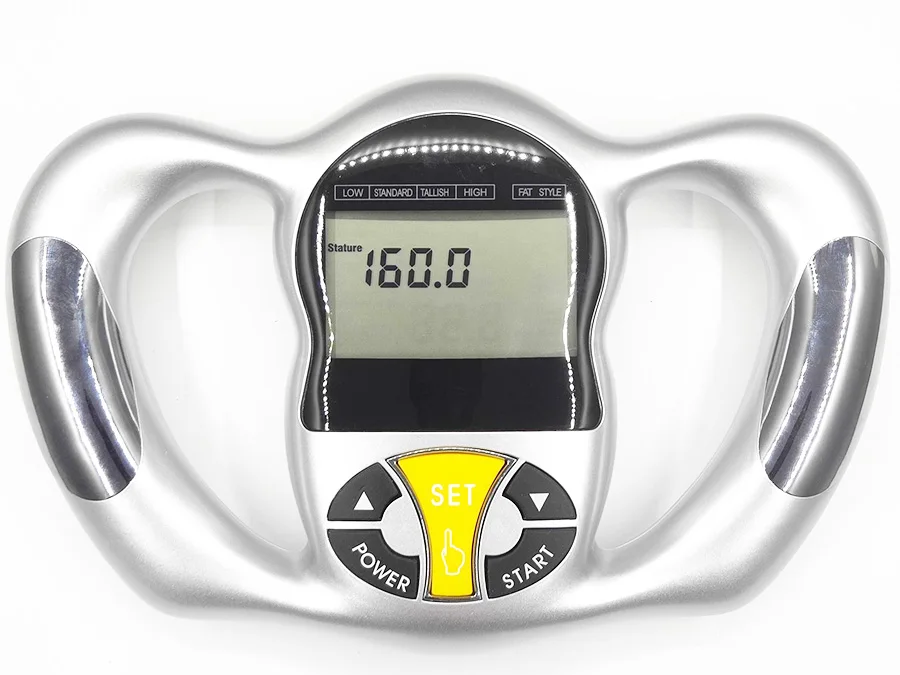 Мониторинг цифровой ЖК-анализатор жира тестер измерения калорий калькулятор для похудения тела жира измерительный прибор с телом