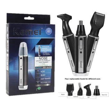 

Mens Electric Nose Ear Hair Trimmer 4 IN 1 Rechargeable Painless Women Trimming Sideburns Eyebrows Beard Hair Clipper Cut Shaver