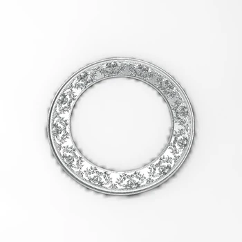 

round accurate pattern frame 3D model STL format CNC router carving ArtCAM Aspire Types engraving carving 140MB file A1172