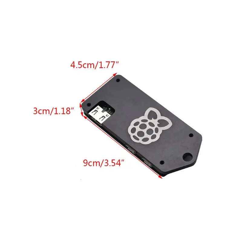 1 комплект ZV2 алюминиевый защитный корпус металлический корпус для Raspberry Pi Zero W D08B