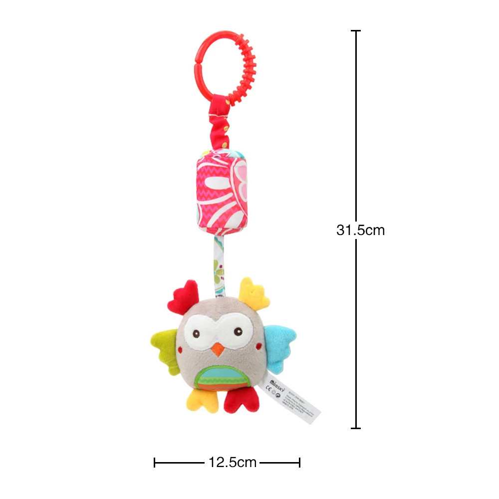 owl Новые Мультяшные детские игрушки, кровать, коляска, детские передвижные подвесные погремушки, плюшевые игрушки для новорожденных, детские игрушки 0-12 месяцев, игрушки для малышей - Цвет: owl
