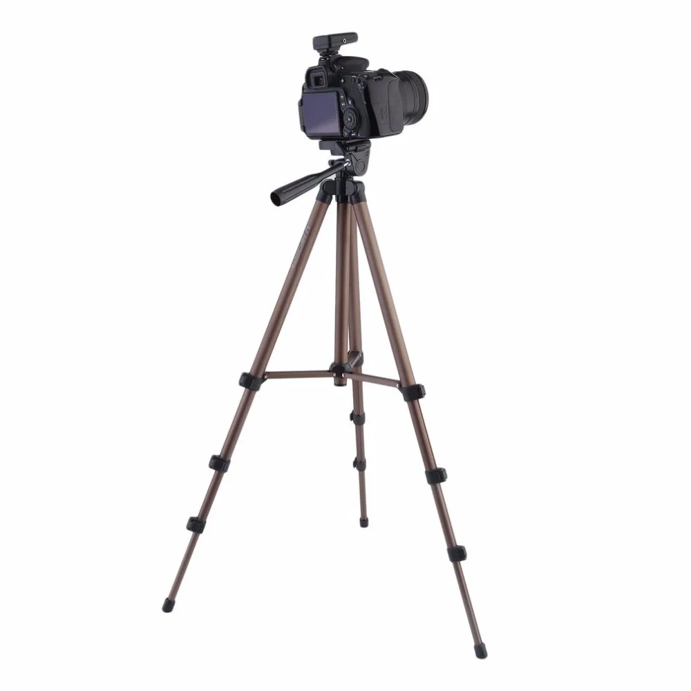 WT3130 Алюминиевый сплав штатив для камеры с коромыслом для Canon Nikon sony DSLR камеры s видеокамеры легкий мини штатив