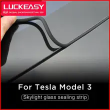 LUCKEASY Car wind Noise Reduction Kit Quiet Seal Kit Tesla Model 3- Skylight glass sealing strip