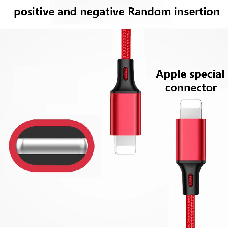 Usb-кабель 2 м Быстрый Аккумуляторный Ip кабель для IPhone6 6s Plus IPhone5 IPad Mini 1 2 3 4 IPhonex Xs Max IPhone6 7 8 зарядное устройство