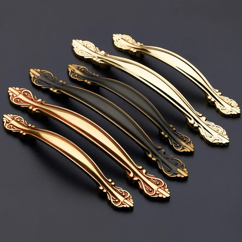 Door Handles Archaize of American style Europe is aureate pure copper shake handshandle modern rural drawer chest ambry door ful |