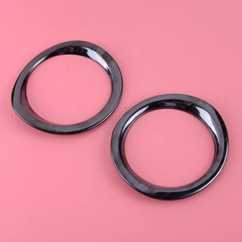 

CITALL 2pcs Stainless Steel Interior Black Dashboard Air Vent Trim Cover Fit For Toyota Corolla 2016 2017 2018 Accessories