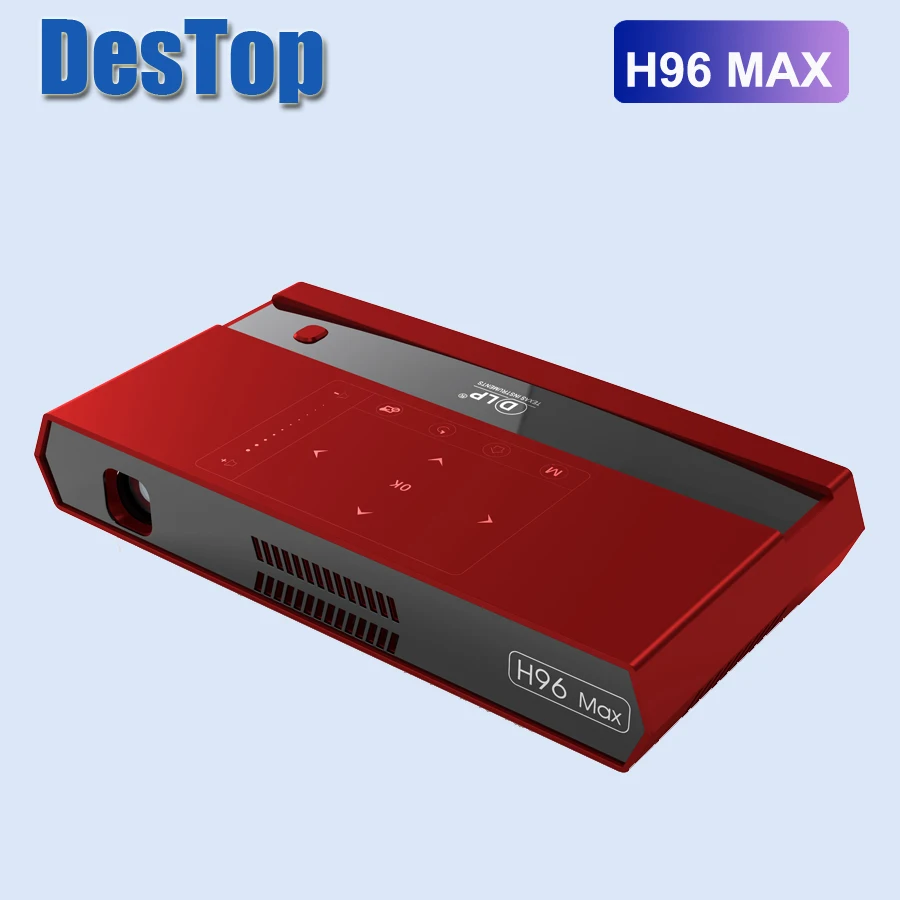 4K Мини проектор H96 Max, Android WiFi светодиодный проектор для домашнего кинотеатра, HDMI USB PC Видео игры мобильный проектор DLP проектор