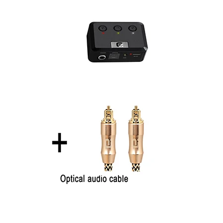 MR275 беспроводной bluetooth 5,0 аудио передатчик aptX HD ll оптический коаксиальный 3,5 мм Aux RCA аудио приемник адаптер двойной связи ТВ ПК - Цвет: MR275 with 1M Cable