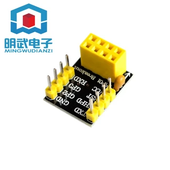 

ESP01/01S adapter board breadboard adapter ESP8266 ESP01 ESP01S pins are solderless