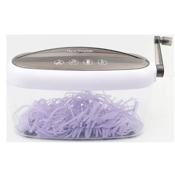 

A4 Mini Multi-Functional Manual Paper Shredder Destroyer Paper Documents Cutting Machine
