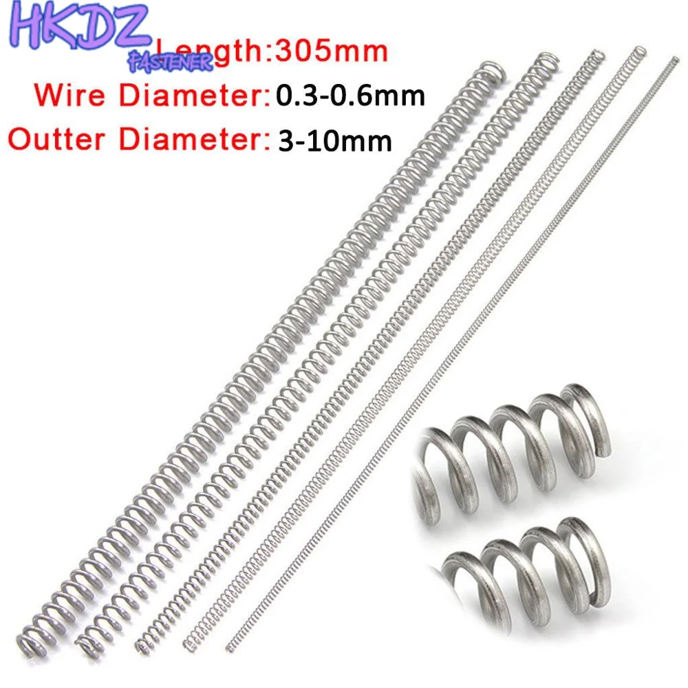 304 Stainless Steel Compression Spring Y-Shaped High elasticity Wire Dia 0.8mm 