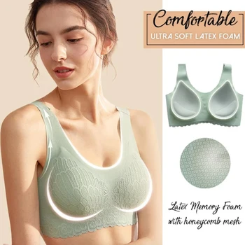 

5D Wireless Contour Bra Lace Breathable Underwear Seamless for Sports Yoga Running SDFA88