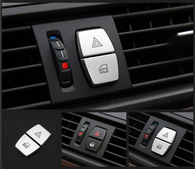 Car Styling Multimedia Air Conditioning Cd Panel Button Cover Interior Buttons Sticker For Bmw 5 Series F10 F18 Auto Accessories Interior Mouldings Aliexpress