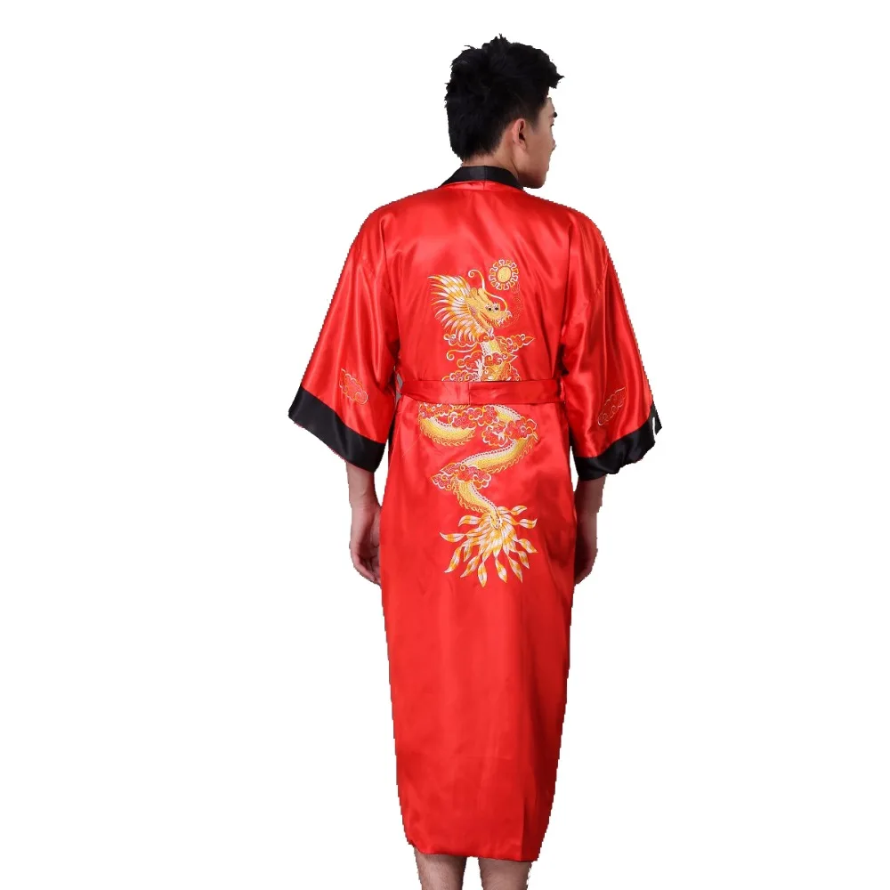 Reversible-Black-Yellow-Chinese-Men-s-Satin-Robe-Gown-Tradition-Embroider-Dragon-Sleepwear-Kimono-Bathrobe-S (3)
