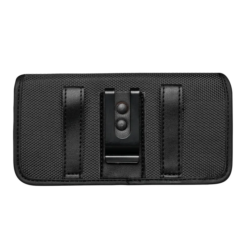 Universal Phone Pouch For iPhone X 11 8 7 6 6S Plus 5 5S SE 5C 4 4S Xr Xs Max Case Belt Clip Holster Oxford Cloth Bag Flip Cover