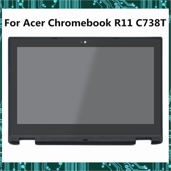

High Quality C738T CB5-132 LCD Touch Glass Digitizer LCD Display Screen Assembly For Acer Chromebook R11 C738T LCD Display