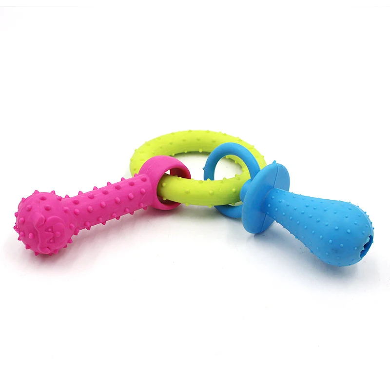 

Pet Dog Puppy Toy Colourful Ring Dummy Dogs Pets Fetch Toy Ring With Chewy