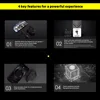 2025 TWS Gaming Earphone For Nubia RedMagic 7 7Pro 5G Wireless Bluetooth Redmagic Cyberpods 4-16 hours battery life 3