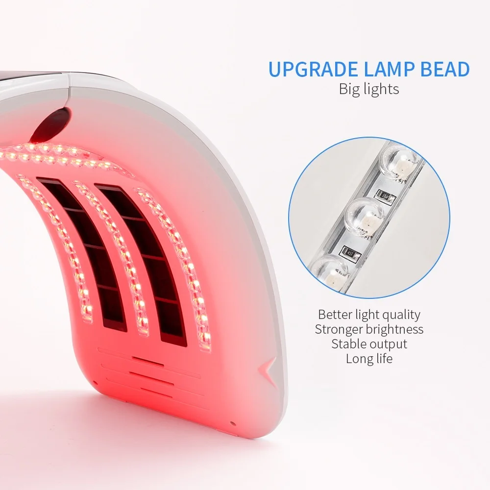  7 Colors PDT Led Light Therapy LED Mask Skin Rejuvenation Photon Device Spa Acne Remover Anti-Wrink - 4000296187171