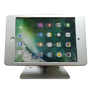 

for 10.2 iPad and 10.5 iPad air / Pro secuirty dekstop display stand with lock metal specialized frame tabletop holder