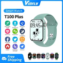 

T100plus Series 7 Smart Watch 44MM Smart Watch 1.75inch IPS Full Screen Bluetooth Call Touch Screen Music Fitness watch