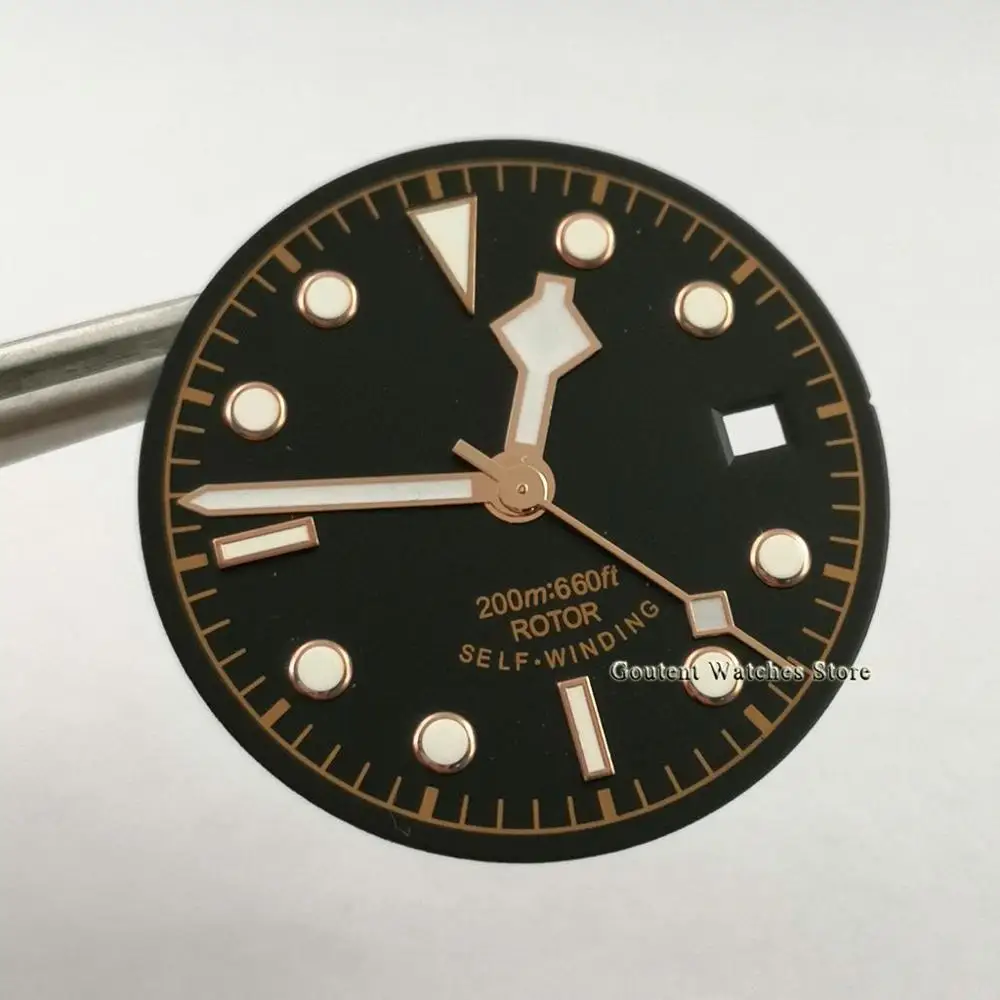 Quadrante Sterile nero da 28.5mm adatto NH35 ETA 2824 2836 Miyota 8215 821A Mingzhu DG 2813 3804 movimento gabbiano 1612 1511 Quadrante Sterile nero da 28.5mm adatto NH35 ETA 2824 2836 Miyota 8215 821A Mingzhu DG 2813 3804 movimento gabbiano 1612 1511
