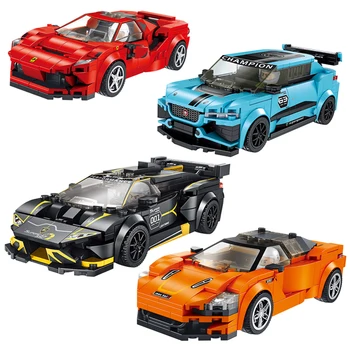 

City Vehicles Sport Car Speed Champions Building Blocks Model Kits Technic Auto Super Racers Action Figure Bricks Children Toys