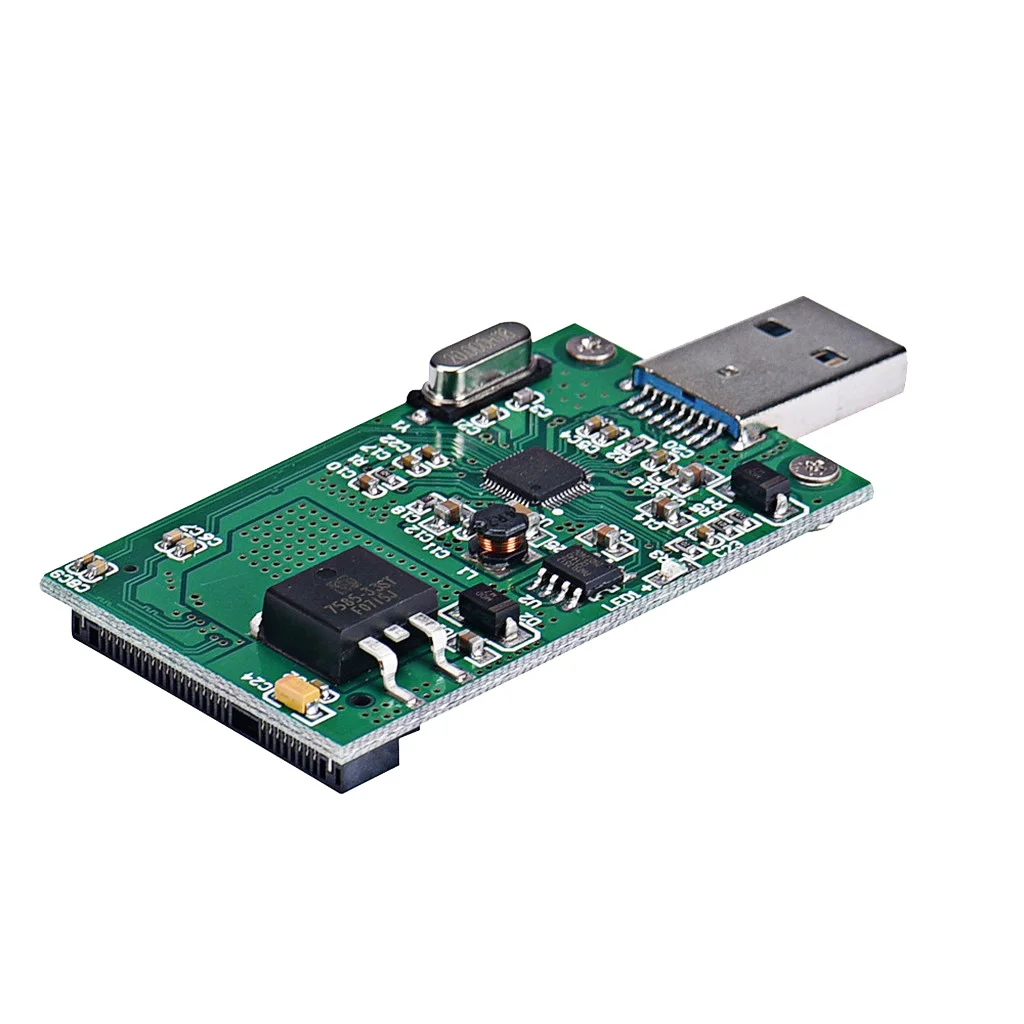 1pcs Mini PCI-e MSATA SSD To USB3.0 Converter For 1.8 