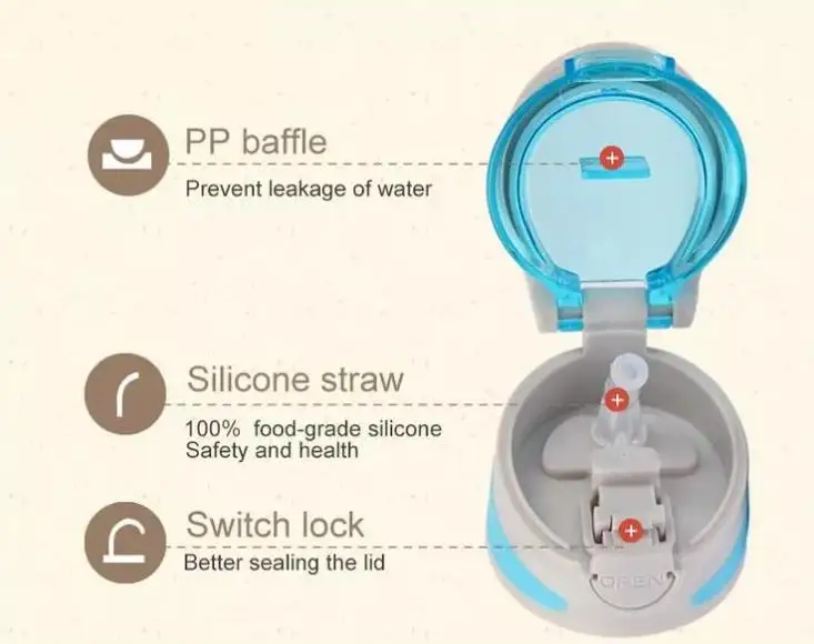 Стеклянная бутылка для воды соломенная Спортивная прозрачный стакан фрукты