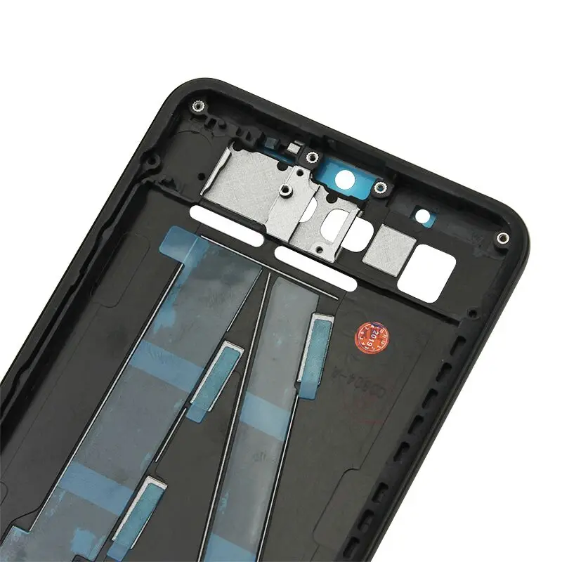 Черная передняя крышка корпуса lcd без боковой кнопки mi ddle рамка лицевой панели рамка чехол для Xiaomi mi Note 3 Note3