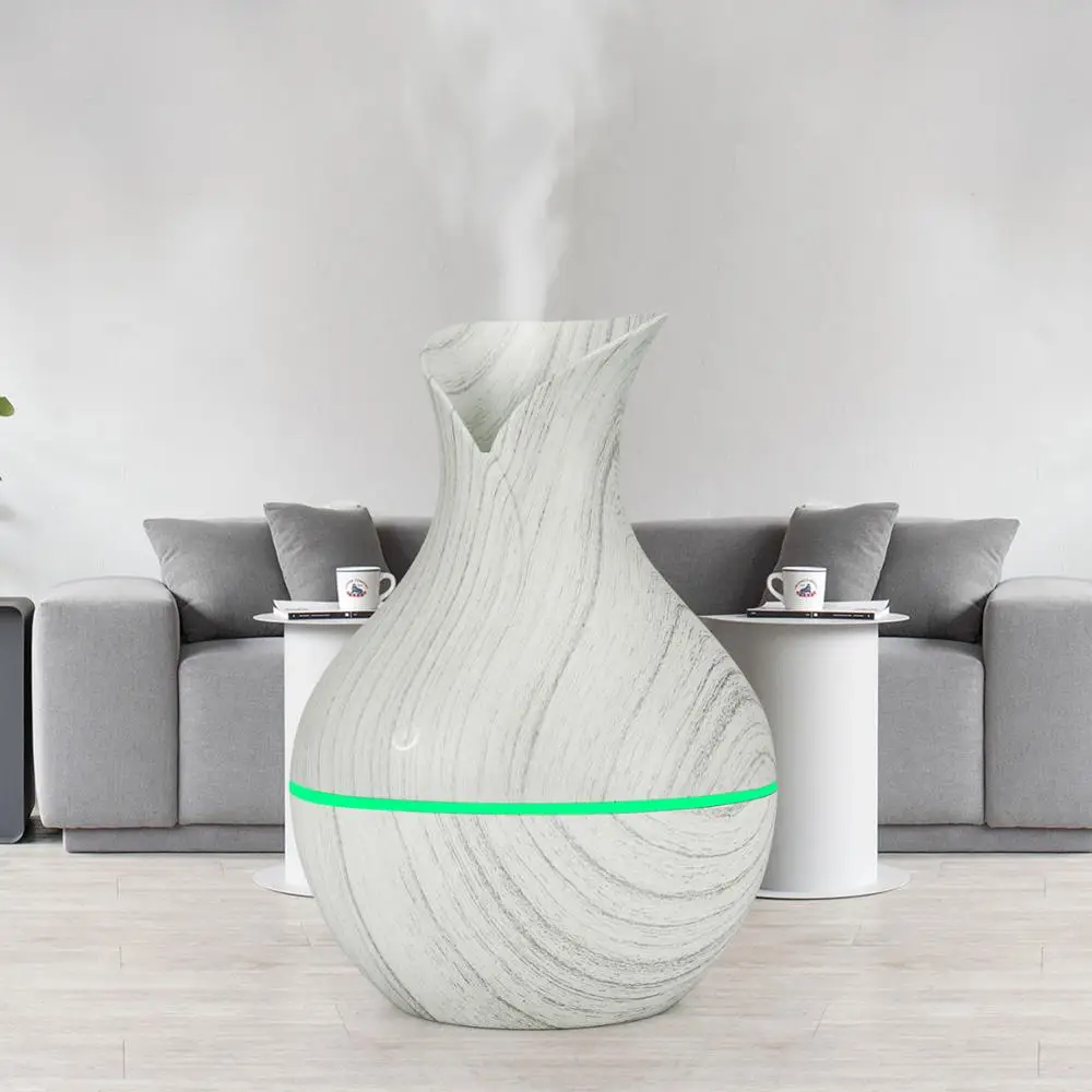

Mini USB Electric Aroma Air Diffuser 130ML Wood Ultrasonic Air Humidifier Essential Oil Aromatherapy Cool Mist Maker For Home