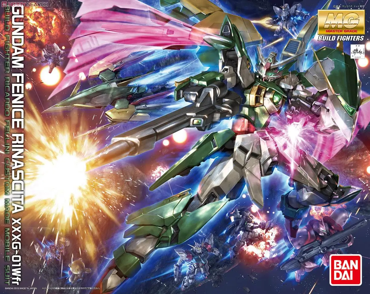 Original Bandai Mg 1 100 Gundam Build Fighters Rebirth New Phoenix Flying Wing Gundam Assembly Action Figure Brinquedos Model Aliexpress
