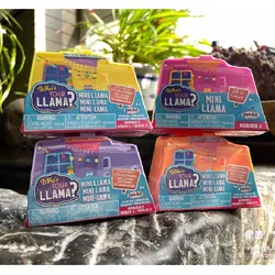 Genuine quem é seu pequeno alpaca mini boneca de alpaca figuras de ação caixa cega gashapon brinquedo das crianças presente