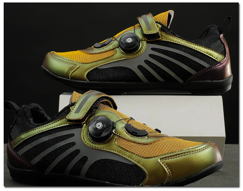 Men Women Road Riding Racing Shoes Outdoor Breathable Cycling Profession Bicycle Shoes Self-Locking Sport MTB Shoes Size 36-45