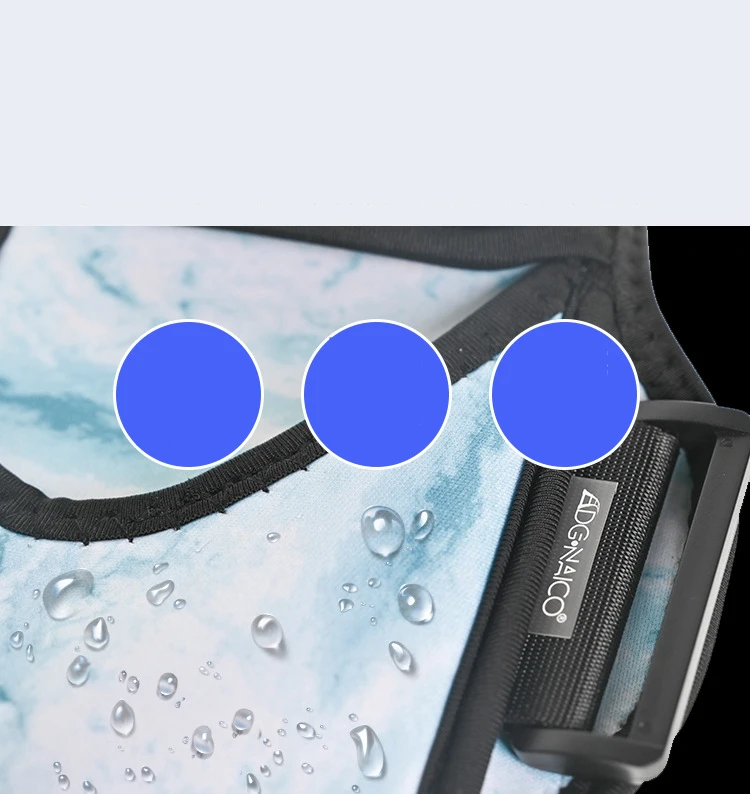 Vilead, водонепроницаемая Неопреновая мягкая сумка для бега, прочная, уличная, модная, мужская, женская, для фитнеса, сумка на руку, Спортивная, для мобильного телефона, с держателем для карт, сумка