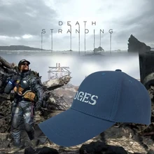 Игра Death Stranding Косплей шляпа Сэм синие мосты вышивка бейсболка Регулируемая