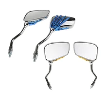 4 Pieces Skeleton Ghost Hand Rearview Side Mirror Universal for Motorcycle