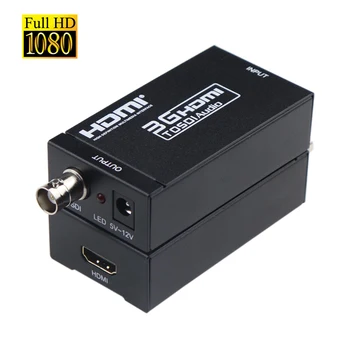 

1080P HDMI to SDI Converter Mini 3G HDMI to SD-SDI HD-SDI 3G-SDI Signal Adapter with Audio Video Output for Camera Home Theater